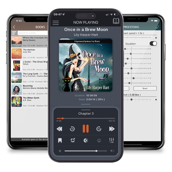 Download fo free audiobook Once in a Brew Moon by Lily Harper Hart and listen anywhere on your iOS devices in the ListenBook app.