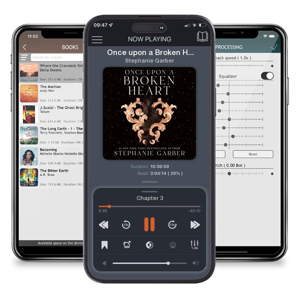 Download fo free audiobook Once upon a Broken Heart by Stephanie Garber and listen anywhere on your iOS devices in the ListenBook app.