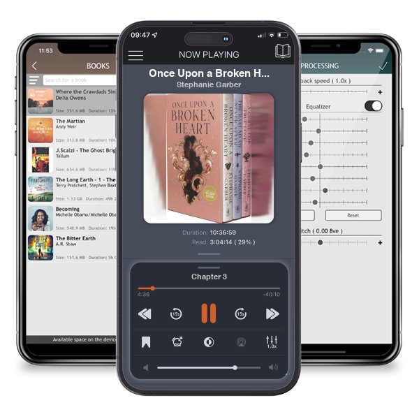 Download fo free audiobook Once Upon a Broken Heart Series Hardcover Boxed Set: Once Upon a Broken Heart, The Ballad of Never After, A Curse for True Love (B&N Exclusive Edition) by Stephanie Garber and listen anywhere on your iOS devices in the ListenBook app.