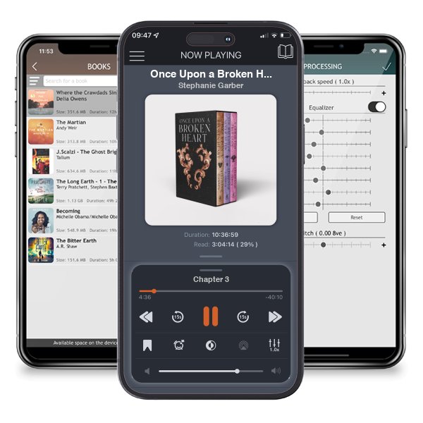 Download fo free audiobook Once Upon a Broken Heart Series Hardcover Boxed Set: Once Upon a Broken Heart, The Ballad of Never After, A Curse for True Love by Stephanie Garber and listen anywhere on your iOS devices in the ListenBook app.