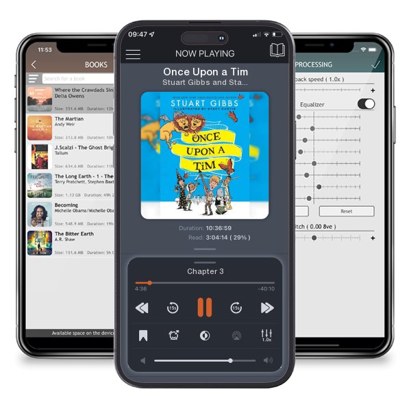 Download fo free audiobook Once Upon a Tim by Stuart Gibbs and Stacy Curtis and listen anywhere on your iOS devices in the ListenBook app.