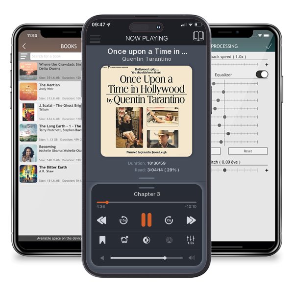 Download fo free audiobook Once upon a Time in Hollywood by Quentin Tarantino and listen anywhere on your iOS devices in the ListenBook app.
