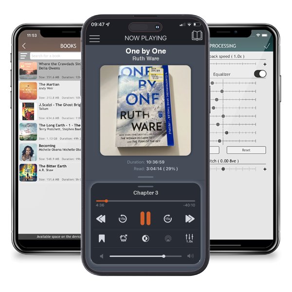 Download fo free audiobook One by One by Ruth Ware and listen anywhere on your iOS devices in the ListenBook app.