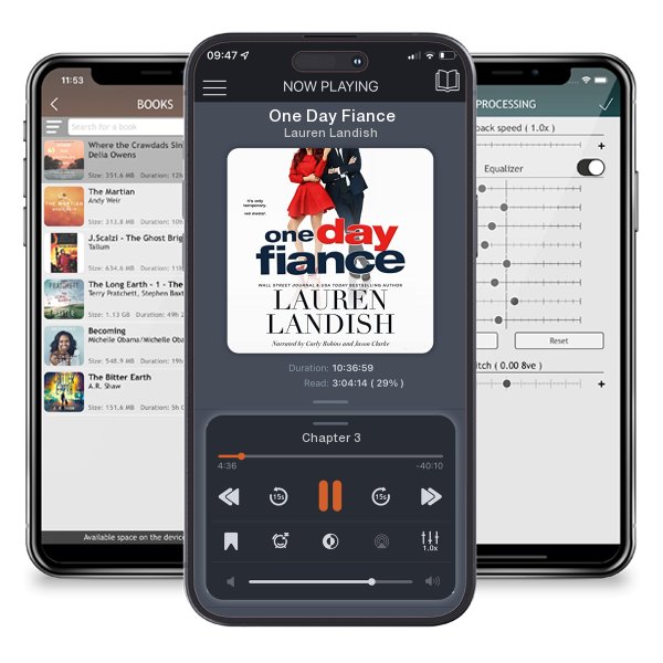 Download fo free audiobook One Day Fiance by Lauren Landish and listen anywhere on your iOS devices in the ListenBook app.