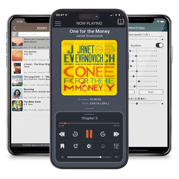 Download fo free audiobook One for the Money by Janet Evanovich and listen anywhere on your iOS devices in the ListenBook app.