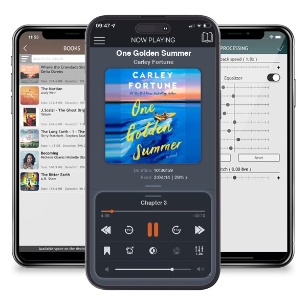 Download fo free audiobook One Golden Summer by Carley Fortune and listen anywhere on your iOS devices in the ListenBook app.