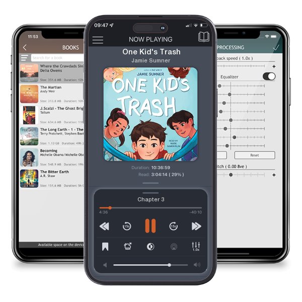 Download fo free audiobook One Kid's Trash by Jamie Sumner and listen anywhere on your iOS devices in the ListenBook app.