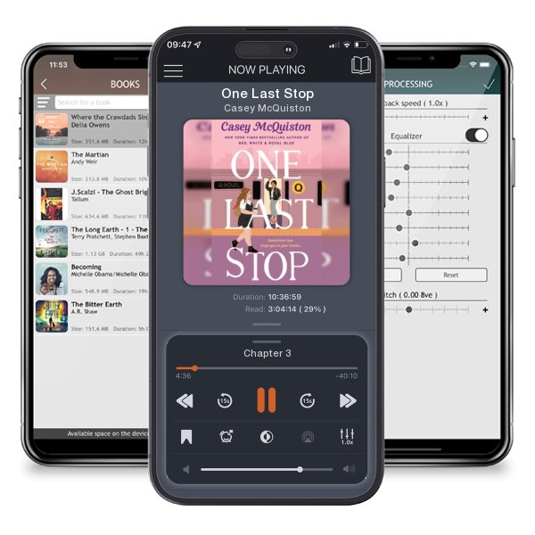 Download fo free audiobook One Last Stop by Casey McQuiston and listen anywhere on your iOS devices in the ListenBook app.