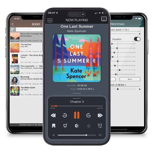 Download fo free audiobook One Last Summer by Kate Spencer and listen anywhere on your iOS devices in the ListenBook app.