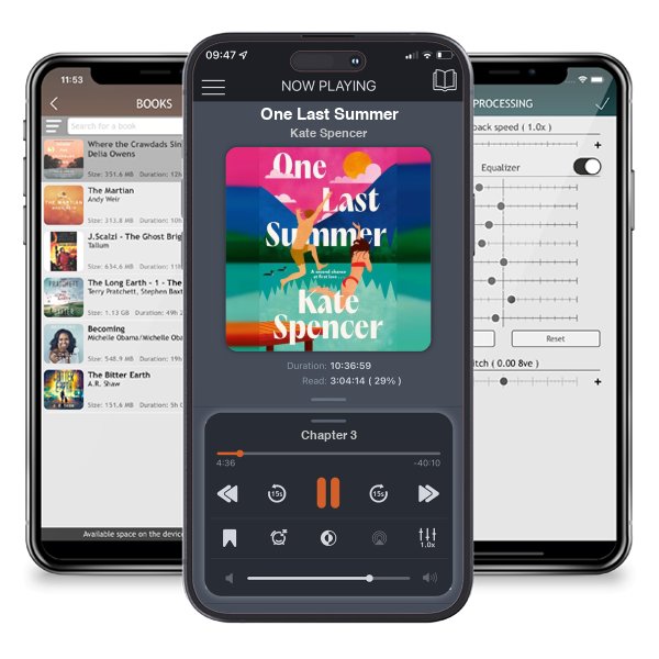 Download fo free audiobook One Last Summer by Kate Spencer and listen anywhere on your iOS devices in the ListenBook app.