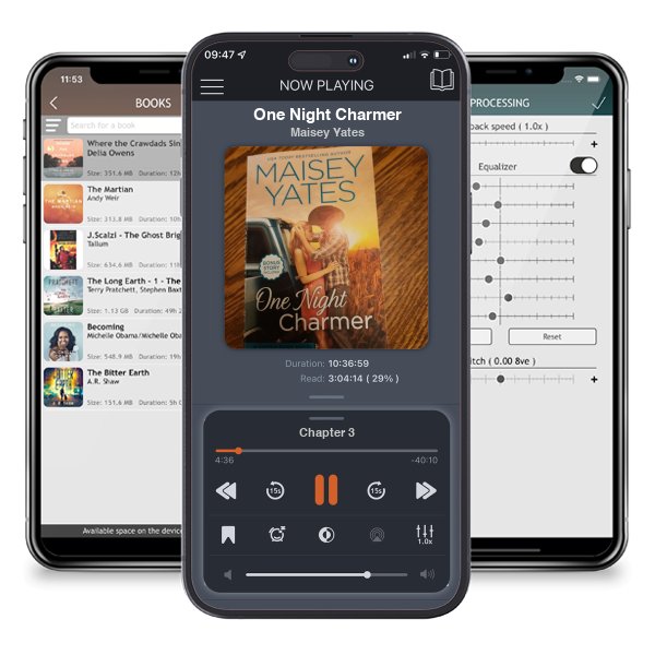 Download fo free audiobook One Night Charmer by Maisey Yates and listen anywhere on your iOS devices in the ListenBook app.