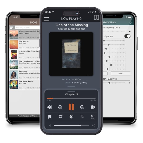 Download fo free audiobook One of the Missing by Guy de Maupassant and listen anywhere on your iOS devices in the ListenBook app.