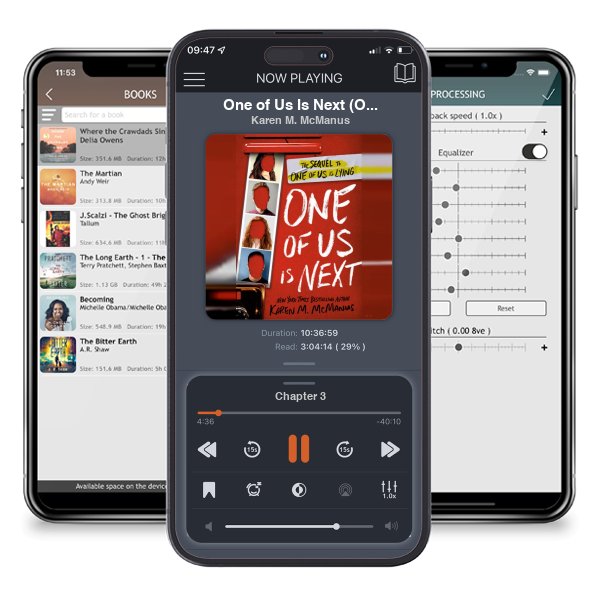 Download fo free audiobook One of Us Is Next (One of Us Is Lying, #2) by Karen M. McManus and listen anywhere on your iOS devices in the ListenBook app.