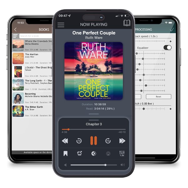Download fo free audiobook One Perfect Couple by Ruth Ware and listen anywhere on your iOS devices in the ListenBook app.