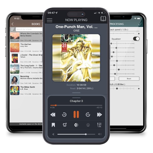 Download fo free audiobook One-Punch Man, Vol. 31 Volume 31 - One-Punch Man by ONE and listen anywhere on your iOS devices in the ListenBook app.