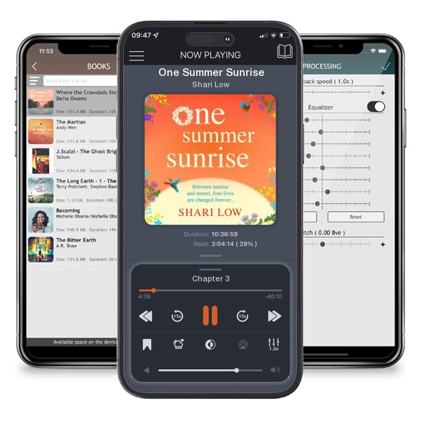 Download fo free audiobook One Summer Sunrise by Shari Low and listen anywhere on your iOS devices in the ListenBook app.