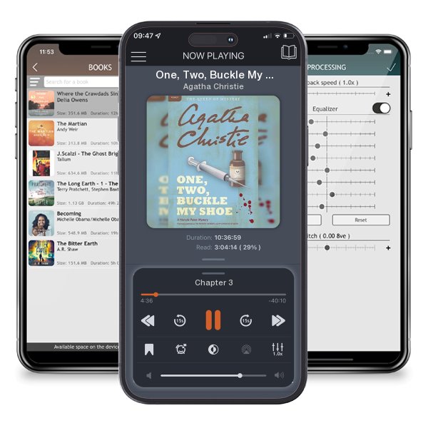 Download fo free audiobook One, Two, Buckle My Shoe by Agatha Christie and listen anywhere on your iOS devices in the ListenBook app.