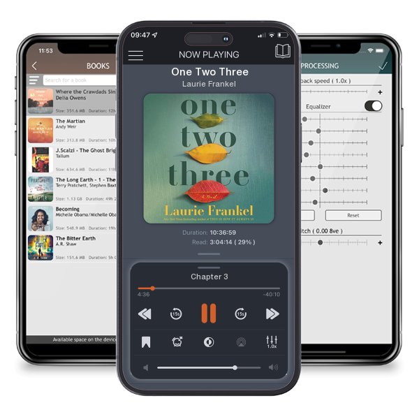 Download fo free audiobook One Two Three by Laurie Frankel and listen anywhere on your iOS devices in the ListenBook app.