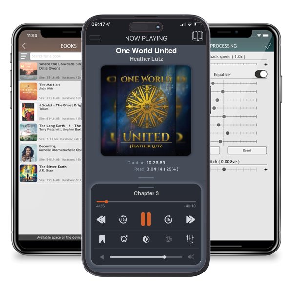 Download fo free audiobook One World United by Heather Lutz and listen anywhere on your iOS devices in the ListenBook app.