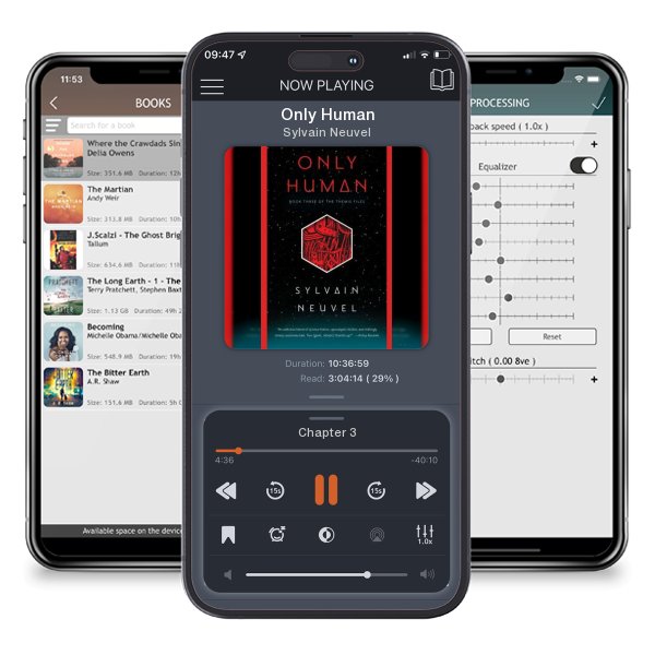 Download fo free audiobook Only Human by Sylvain Neuvel and listen anywhere on your iOS devices in the ListenBook app.