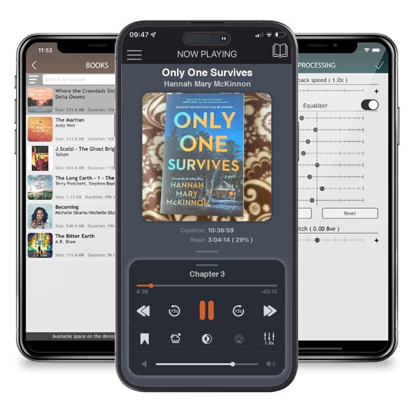 Download fo free audiobook Only One Survives by Hannah Mary McKinnon and listen anywhere on your iOS devices in the ListenBook app.