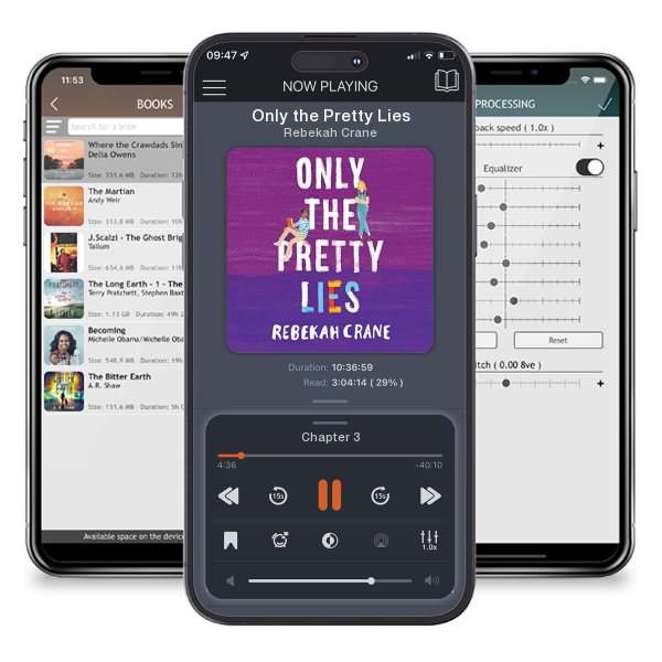 Download fo free audiobook Only the Pretty Lies by Rebekah Crane and listen anywhere on your iOS devices in the ListenBook app.