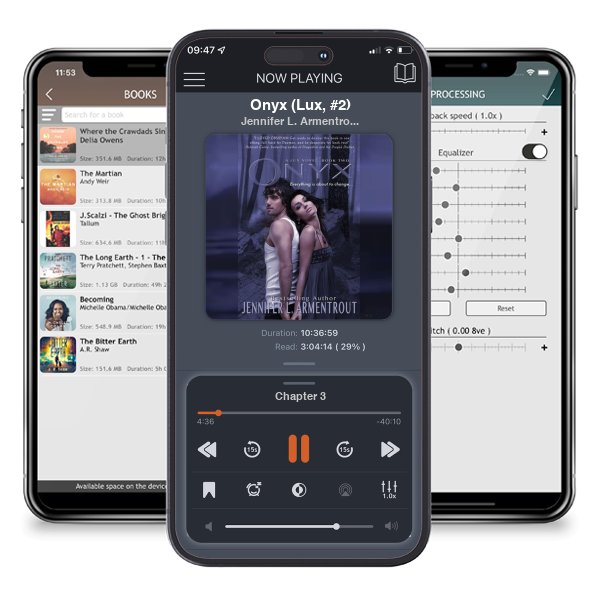 Download fo free audiobook Onyx (Lux, #2) by Jennifer L. Armentrout and listen anywhere on your iOS devices in the ListenBook app.