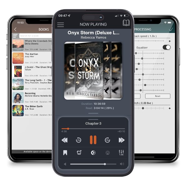 Download fo free audiobook Onyx Storm (Deluxe Limited Edition) by Rebecca Yarros and listen anywhere on your iOS devices in the ListenBook app.