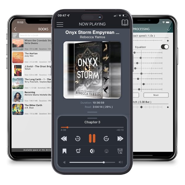 Download fo free audiobook Onyx Storm Empyrean 03 Deluxe Limited Edition by Rebecca Yarros and listen anywhere on your iOS devices in the ListenBook app.