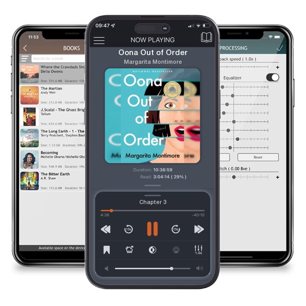 Download fo free audiobook Oona Out of Order by Margarita Montimore and listen anywhere on your iOS devices in the ListenBook app.