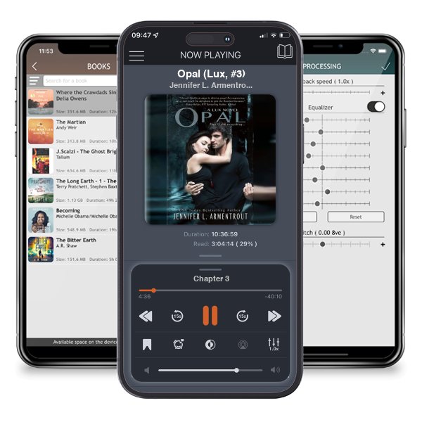 Download fo free audiobook Opal (Lux, #3) by Jennifer L. Armentrout and listen anywhere on your iOS devices in the ListenBook app.