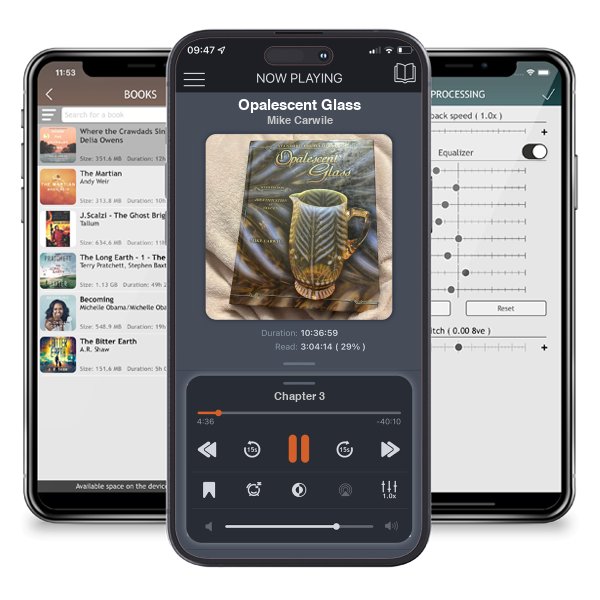 Download fo free audiobook Opalescent Glass by Mike Carwile and listen anywhere on your iOS devices in the ListenBook app.