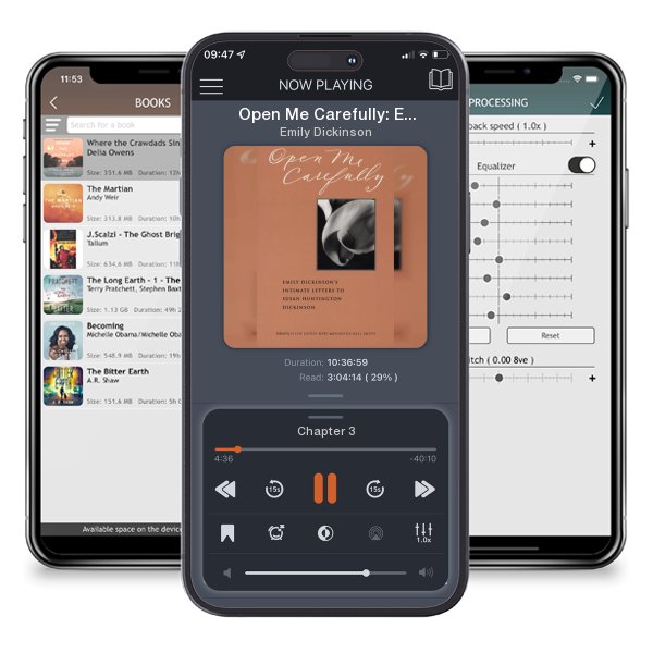 Download fo free audiobook Open Me Carefully: Emily Dickinson's Intimate Letters to... by Emily Dickinson and listen anywhere on your iOS devices in the ListenBook app.