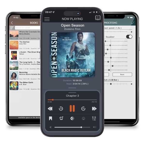 Download fo free audiobook Open Season by Domino Finn and listen anywhere on your iOS devices in the ListenBook app.