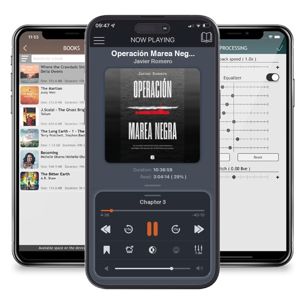 Descargar audiolibro gratis Operación Marea Negra / Operation Black Tide by Javier Romero y escuchar en cualquier lugar en sus dispositivos iOS en la aplicación ListenBook.