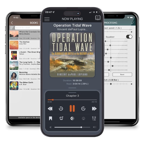 Download fo free audiobook Operation Tidal Wave by Vincent dePaul Lupiano and listen anywhere on your iOS devices in the ListenBook app.