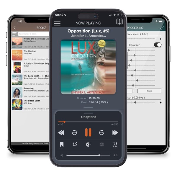 Download fo free audiobook Opposition (Lux, #5) by Jennifer L. Armentrout and listen anywhere on your iOS devices in the ListenBook app.