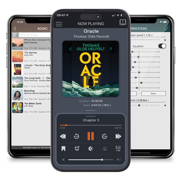 Download fo free audiobook Oracle by Thomas Olde Heuvelt and listen anywhere on your iOS devices in the ListenBook app.