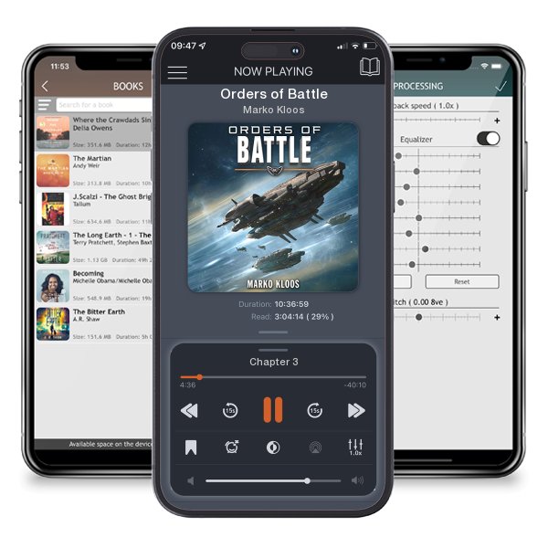 Download fo free audiobook Orders of Battle by Marko Kloos and listen anywhere on your iOS devices in the ListenBook app.