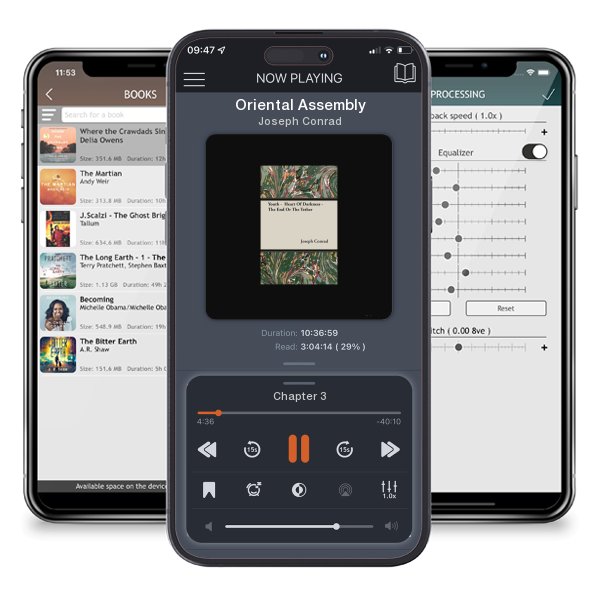 Download fo free audiobook Oriental Assembly by Joseph Conrad and listen anywhere on your iOS devices in the ListenBook app.