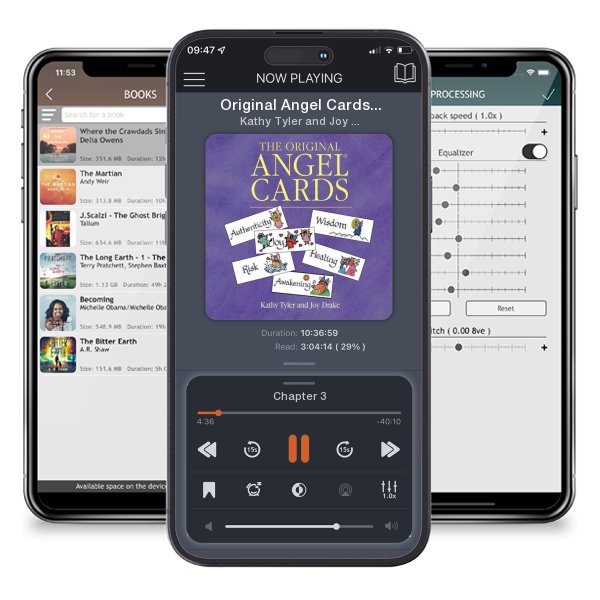 Download fo free audiobook Original Angel Cards: Inspirational Messages and Meditations by Kathy Tyler and Joy Drake and listen anywhere on your iOS devices in the ListenBook app.