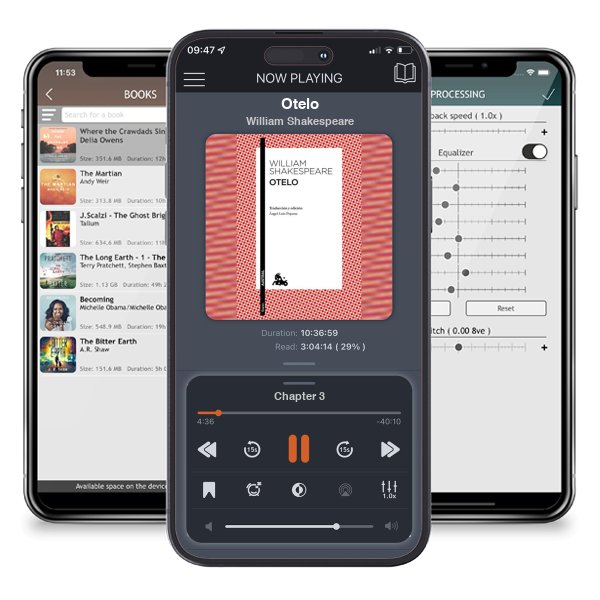 Descargar audiolibro gratis Otelo by William Shakespeare y escuchar en cualquier lugar en sus dispositivos iOS en la aplicación ListenBook.