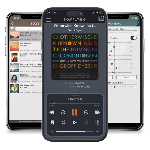 Download fo free audiobook Otherwise Known as the Human Condition: Selected Essays and Reviews by Geoff Dyer and listen anywhere on your iOS devices in the ListenBook app.