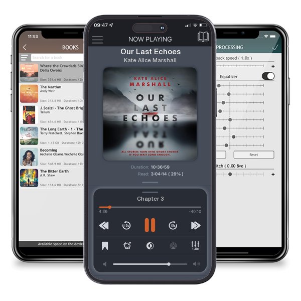 Download fo free audiobook Our Last Echoes by Kate Alice Marshall and listen anywhere on your iOS devices in the ListenBook app.