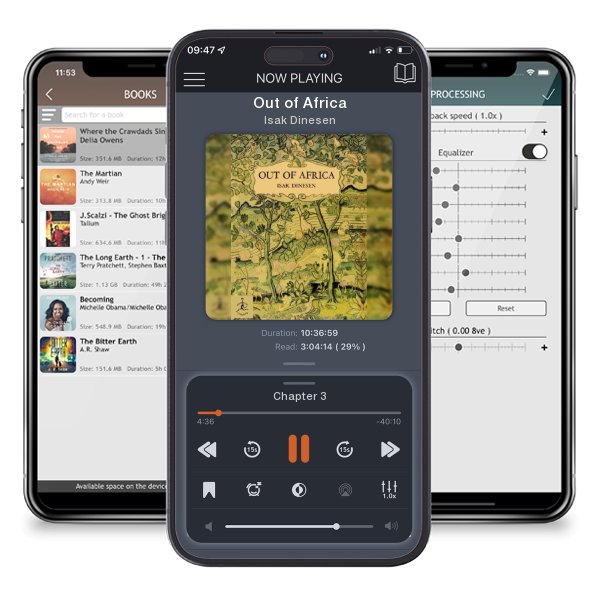 Download fo free audiobook Out of Africa by Isak Dinesen and listen anywhere on your iOS devices in the ListenBook app.