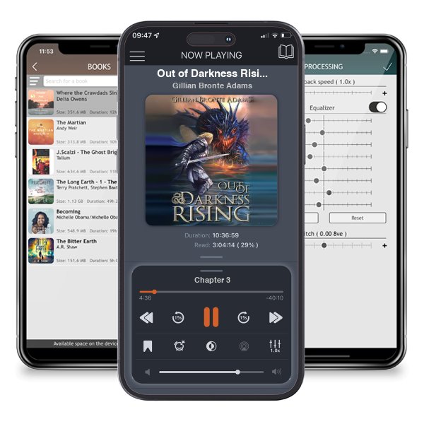 Download fo free audiobook Out of Darkness Rising by Gillian Bronte Adams and listen anywhere on your iOS devices in the ListenBook app.