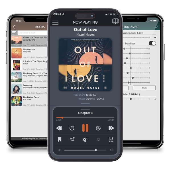 Download fo free audiobook Out of Love by Hazel Hayes and listen anywhere on your iOS devices in the ListenBook app.