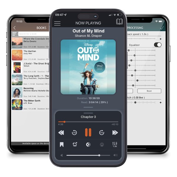 Download fo free audiobook Out of My Mind by Sharon M. Draper and listen anywhere on your iOS devices in the ListenBook app.