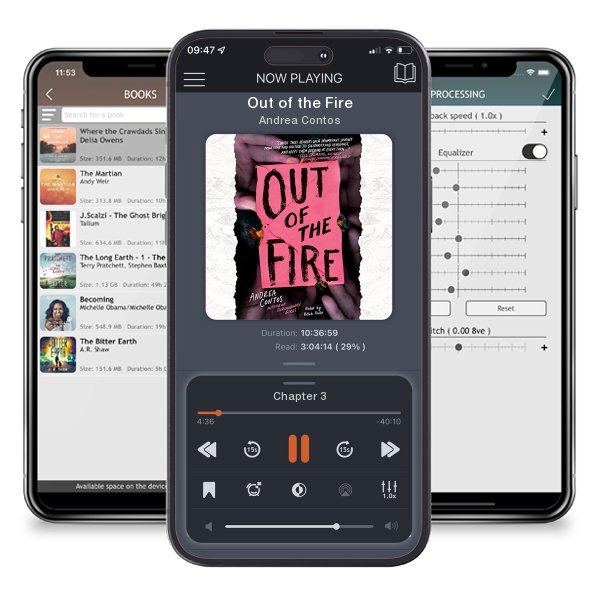 Download fo free audiobook Out of the Fire by Andrea Contos and listen anywhere on your iOS devices in the ListenBook app.