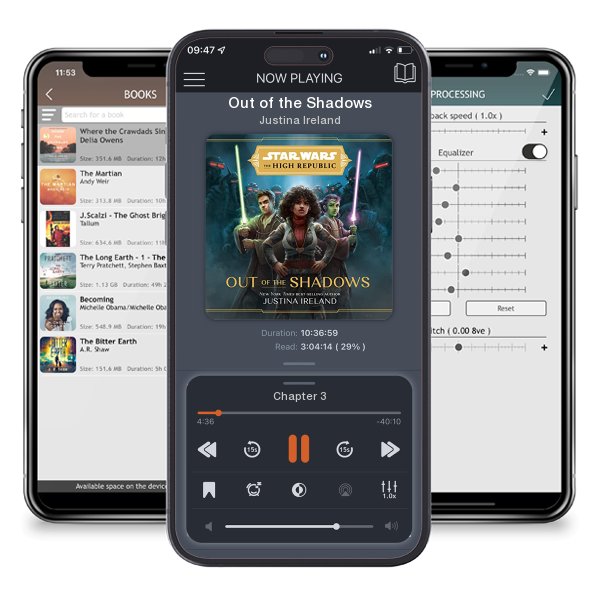 Download fo free audiobook Out of the Shadows by Justina Ireland and listen anywhere on your iOS devices in the ListenBook app.